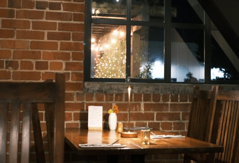 A table laid for six